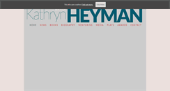 Desktop Screenshot of kathrynheyman.com